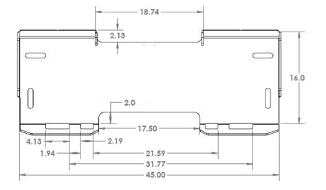 skid steer quick attach plate specs|skid steer mounting plate dimensions.